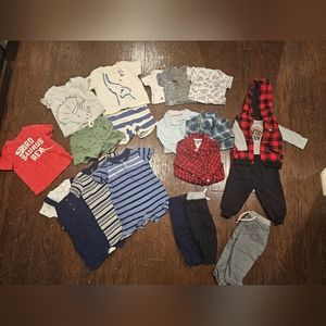 Baby boy clothing lot size 9 months
